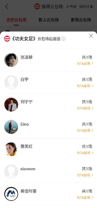 哪些明星包场支持了迪丽热巴的新电影？