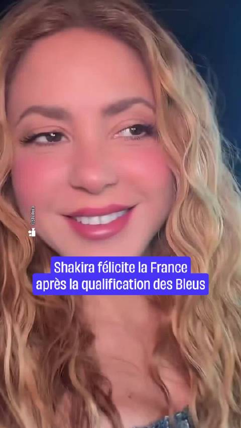 后，歌手夏奇拉发了一段视频，特意向姆巴佩和法国队球迷送上了自己的祝贺