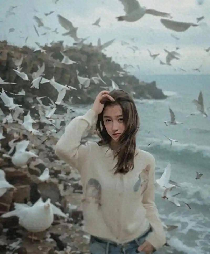 关晓彤被海鸥“精准爆头”!零包袱举手自首,这波松弛感活该她火