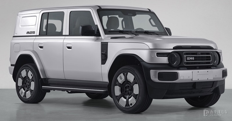 iCAR V25申报图 中型方盒子SUV/轴距超2米8 搭载1.5T增程