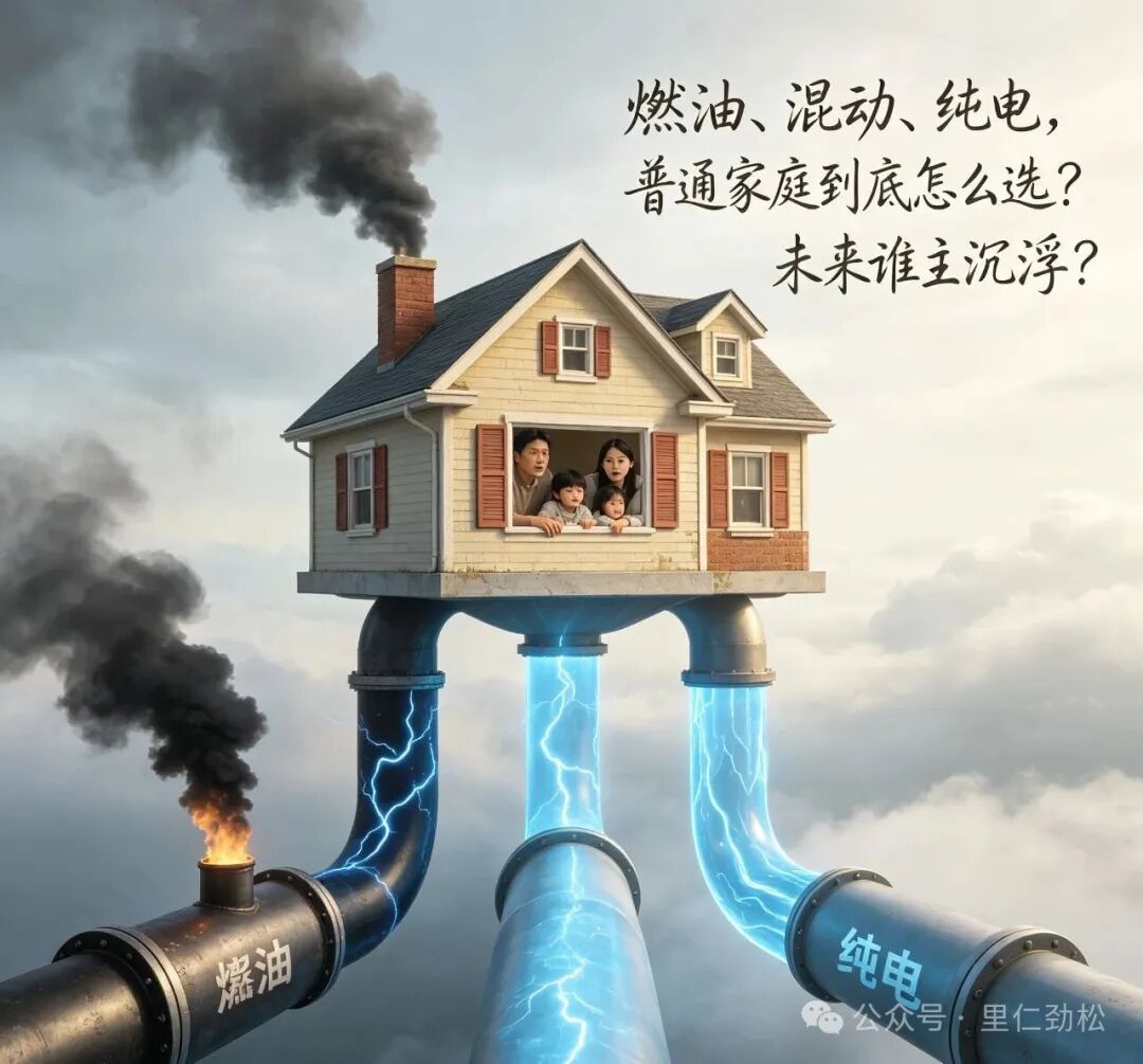 【算一笔5年账】燃油、混动、纯电，普通家庭到底怎么选？未来谁主沉浮？
