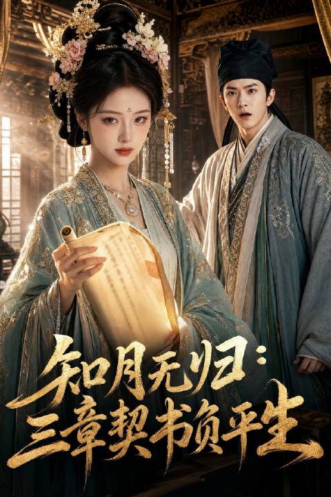 短剧·知月无归：三章契书负平生-第46集-临安第一胭脂虎秦知月，一根擀面杖打服纨绔丈夫，白手起家撑起五间铺子。谁知丈夫转