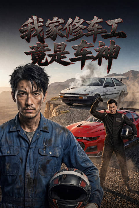 短剧·我家修车工竟是车神-第9集-三届车神遭至亲暗算跌落尘埃，落魄修车之际，能否再度驰骋赛场? 