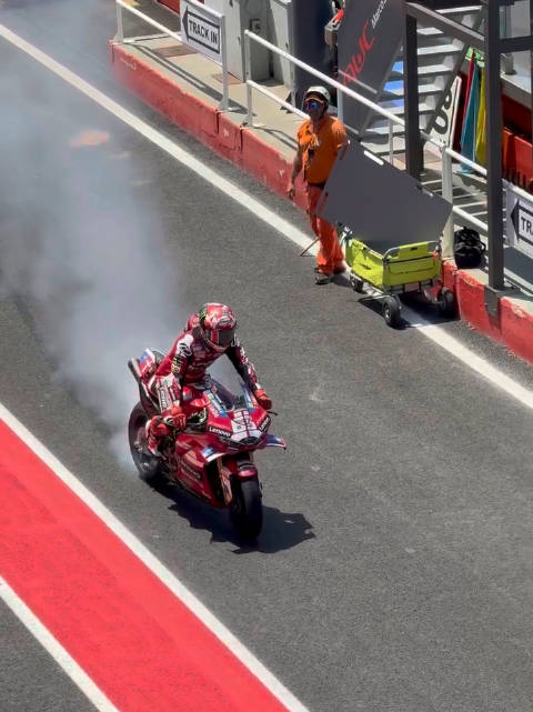 Pecco Bagnaia 烧胎 2026 世界杜卡迪周