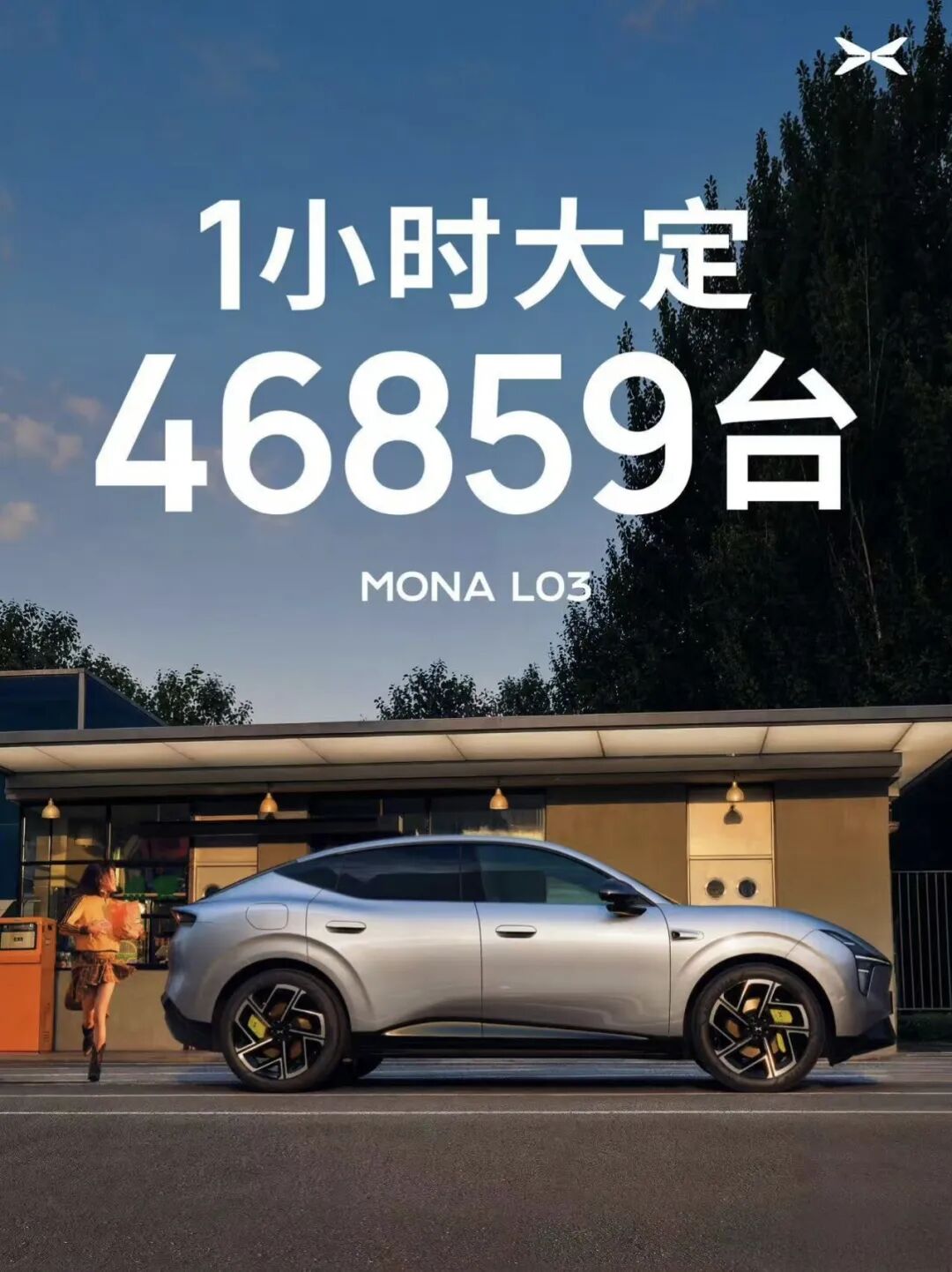 7分钟破2万,1小时破4万!小鹏MONA L03杀疯了