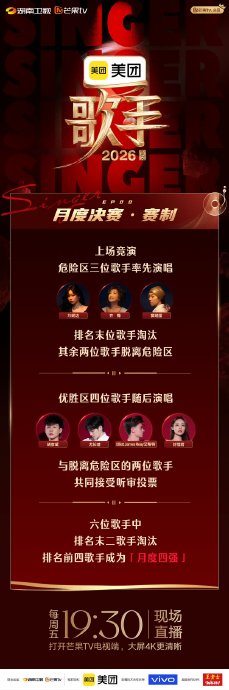 《歌手2026》第八期节目中，胡彦斌演唱了哪些歌曲？