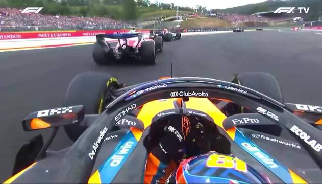 奥斯卡在EAU ROUGE的超越！ 勇敢者游戏