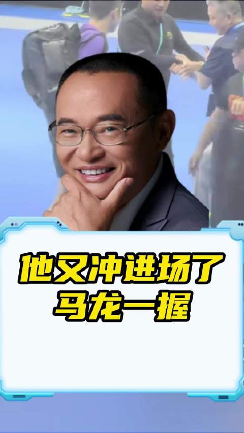 马龙许昕离场时球迷闯入赛场
