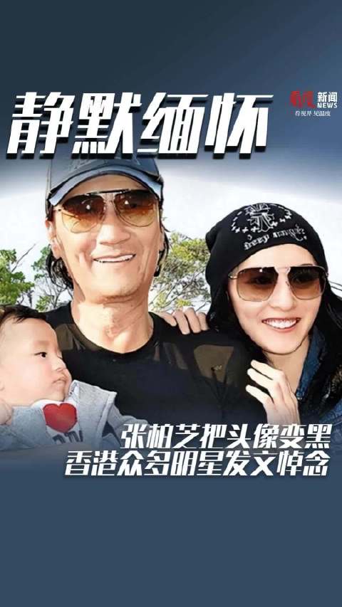 静默缅怀！张柏芝把头像变黑 香港众多明星发文悼念