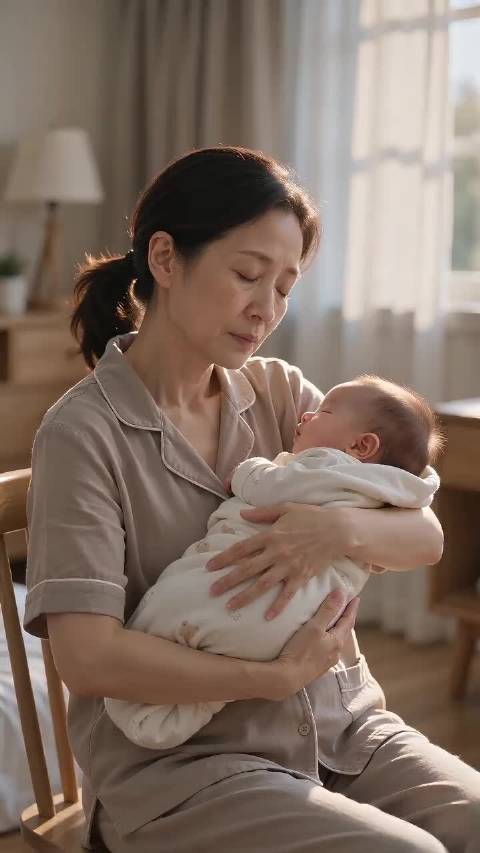 月嫂抱娃睡着致26天婴儿头朝下摔落