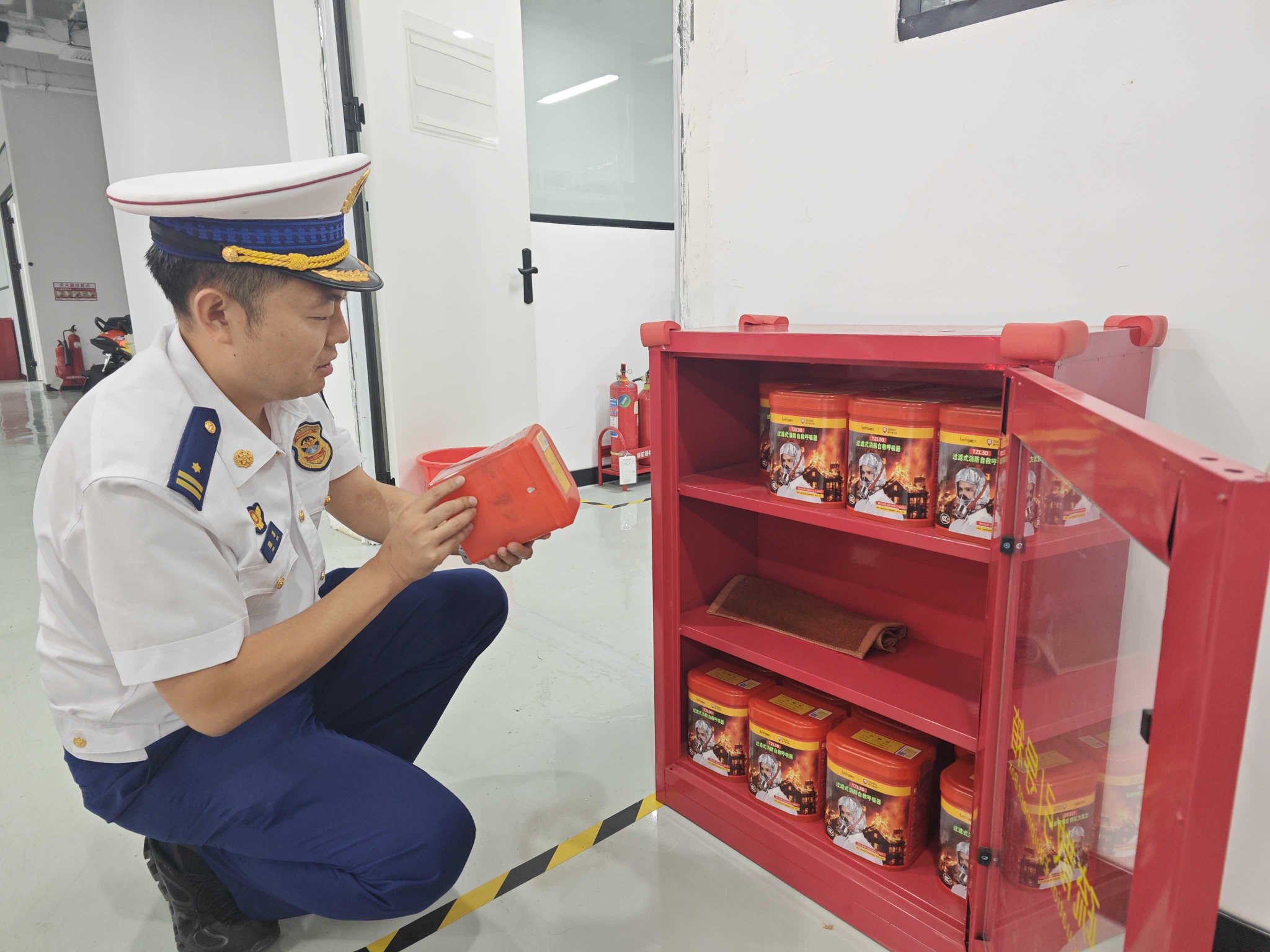 檢查現場。海澱消防供圖