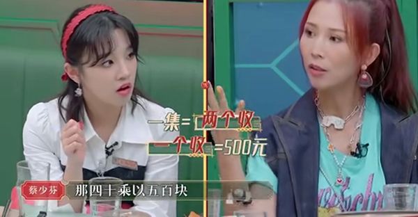 蔡少芬自曝片酬500，明星敬业佳作不断，演员是职业不是爷