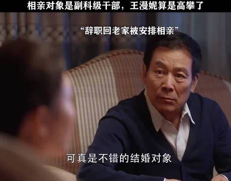 副科级干部相亲王漫妮，三十而已高攀设定