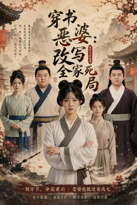 短剧·穿书恶婆：改写全家死局-第33集-现代女主意外穿成种田文里的极品恶婆婆，开局就撞见小儿子撺掇原主卖孙女还赌债。她当