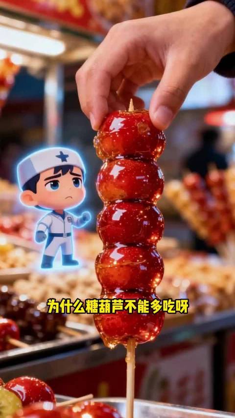 儿童科普视频之为什么糖葫芦不能多吃？
