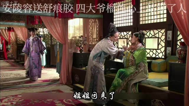 安陵容送舒痕胶 四大爷榴莲心上站满了人