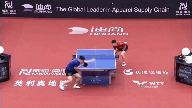 樊振东4比3险胜马龙，完成世界杯三连冠