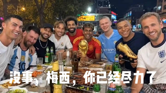梅西，你已经尽力了