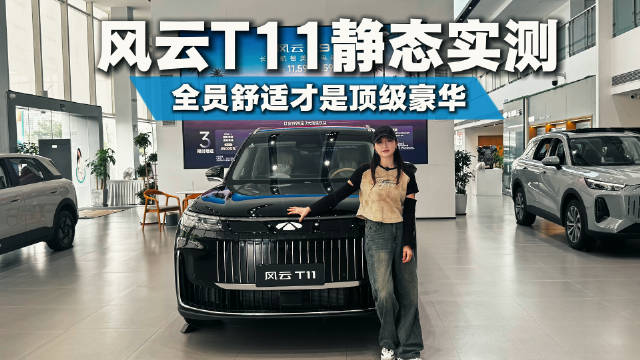 视频：风云T11真舒适大六座，全家出行舒适度拉满，闭眼入就对了
