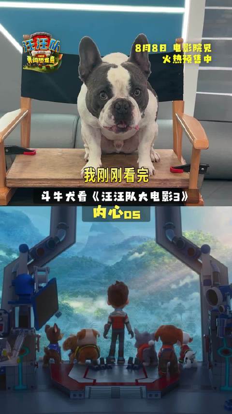 汪汪队立大功大电影3预售开启，32城点映8月8日上映