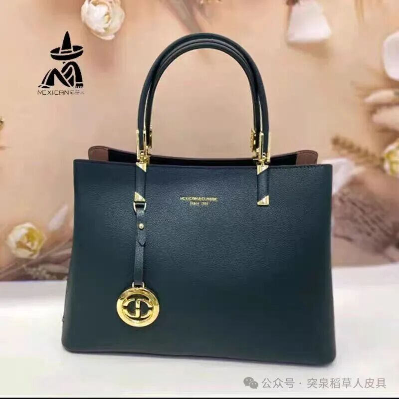 稻草人纯皮手提包 稻草人纯皮手提包
