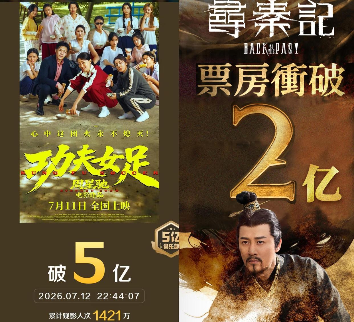 《功夫女足》两天5亿碾压《寻秦记》:星爷用新玩法让情怀值钱