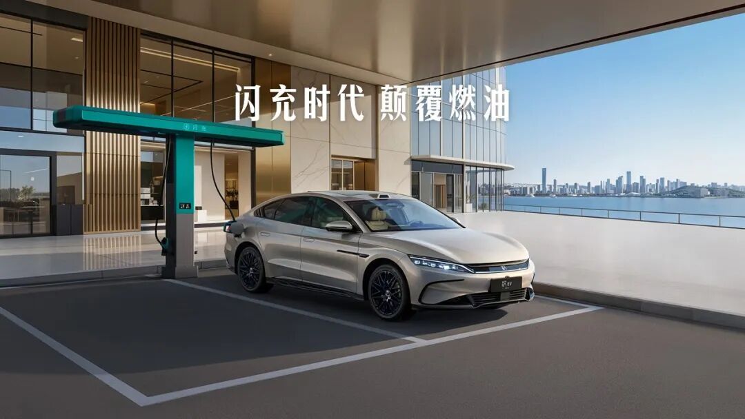 全网疯传!汉EV闪充版17.98万起,705km超长续航,10%-97%电量仅需9分钟!