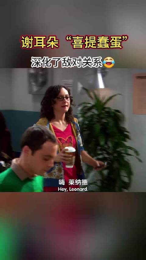 谢耳朵获外号蠢蛋，与莱斯利敌对关系打响