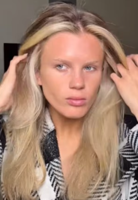 发编发教程视频的女网红因酷似哈兰德爆火 哈兰德线上与其互动后,她还要举办“哈兰德撞脸大赛”
