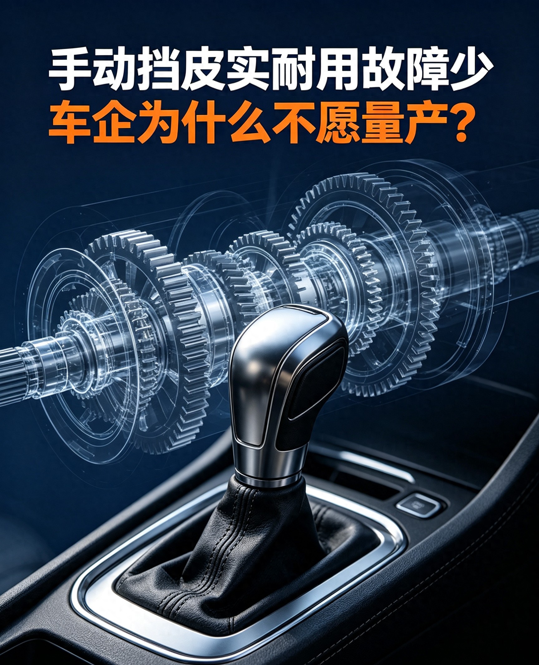 手动挡皮实耐用故障少，各大车企不愿量产?业内道出真实原因_老李聊数码
