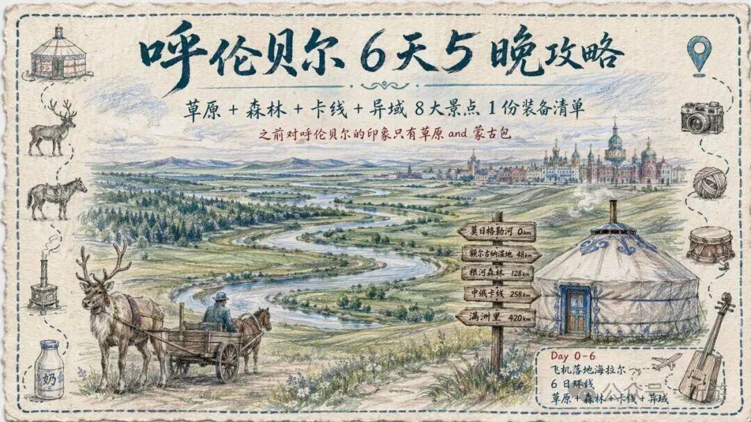 呼伦贝尔 6 天 5 晚攻略 呼伦贝尔 6 天 5 晚攻略