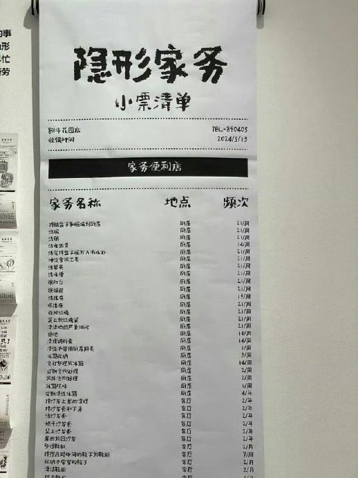 冉莹颖的隐形家务论具体指什么？