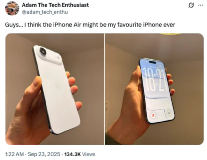 165g极致轻薄！iPhone Air真的是最强轻薄机？