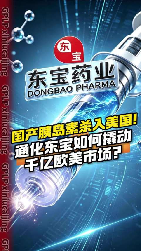 国产胰岛素杀入美国，通化东宝撬动千亿欧美市场