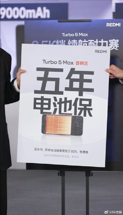 Redmi Turbo 5 Max 99新机的电池健康如何保证？