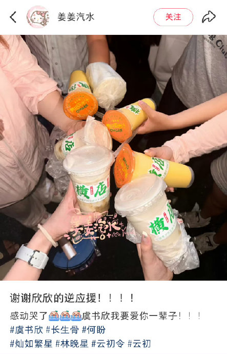 虞书欣过往还有哪些高价值的粉丝逆应援？