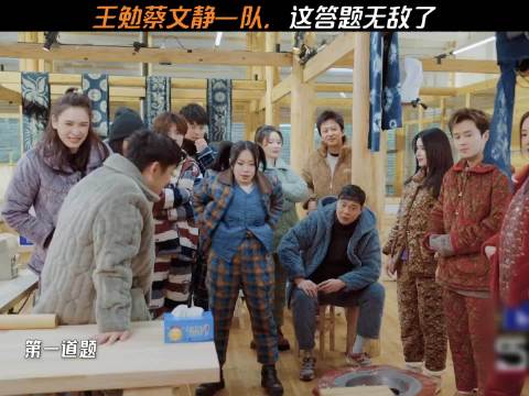 王勉蔡文静一队，这答题无敌了 蔡文静 陈赫