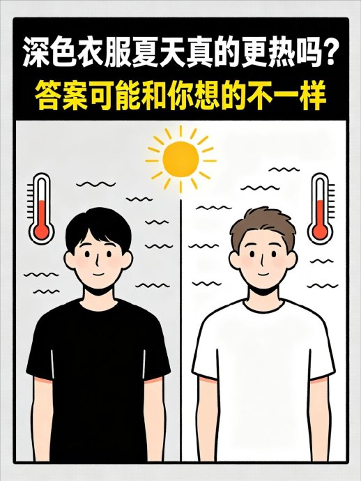 深色衣服在室内为什么散热更快? 深色衣服在室内为什么散热更快?