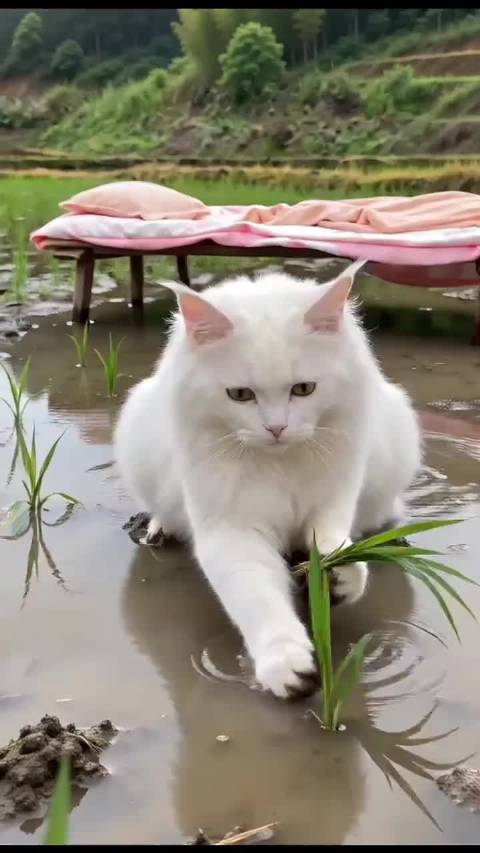 家有宠物缅因猫生活轨迹  小黄人抖音生活日记