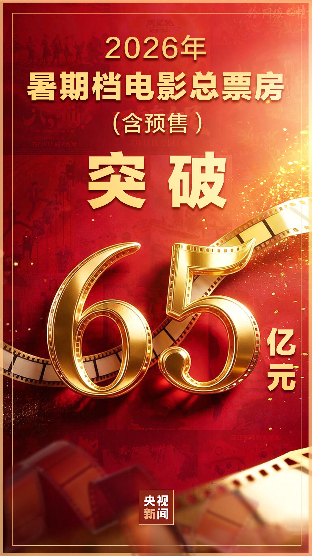 2026暑期档电影票房破65亿!8月新片先睹为快 2026暑期档电影票房破65亿!8月新片先睹为快