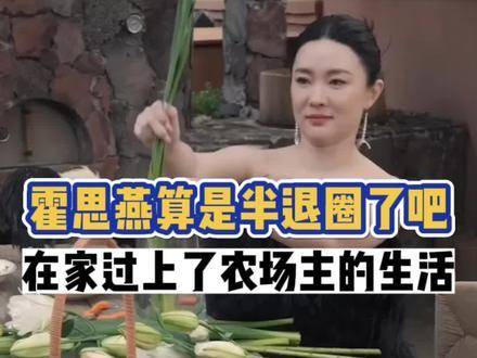 霍思燕淡出荧幕的谜底揭晓了——瞧，这不正是娱乐圈里的又一位李湘？