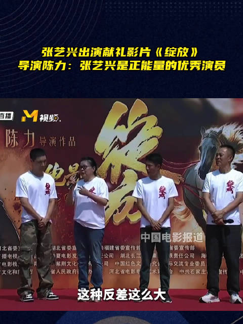 陈力导演说张艺兴是正能量优秀演员，他的每一部戏都很优秀