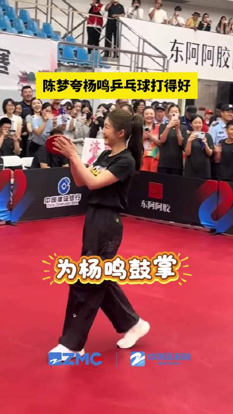 陈梦夸赞杨鸣