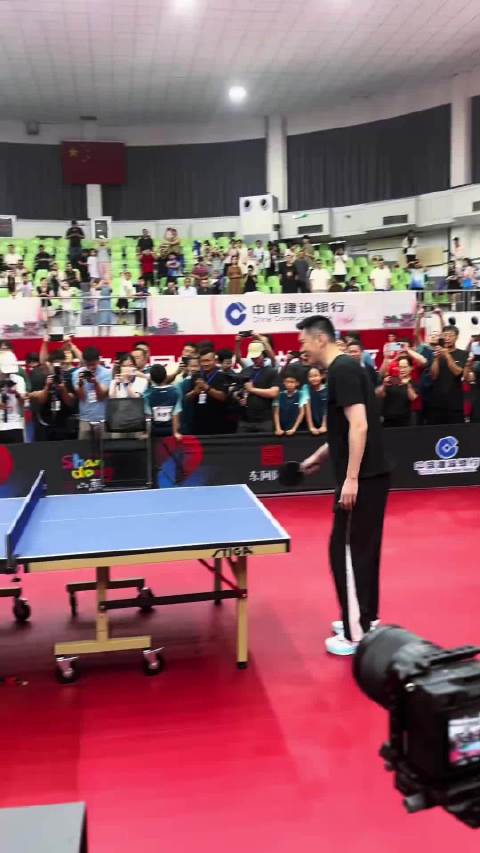 陈梦杨鸣乒乓球对练，从容自信展现顶尖风采