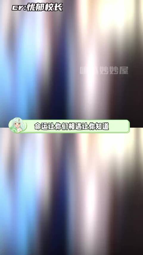 命运让你们相遇或许也是另一种暗示！