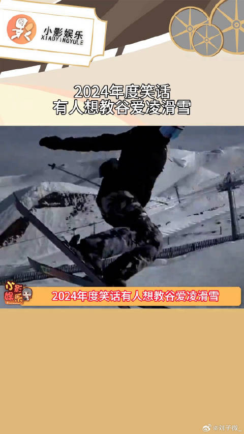 2024年度笑话：有人想教谷爱凌滑雪，姐的反应很女王