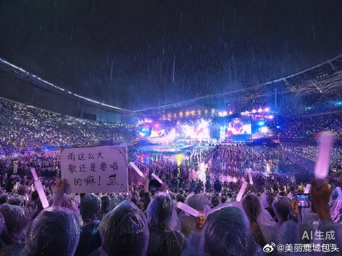 凤凰传奇演唱会现场蹦迪视频里观众为什么不怕淋雨? 凤凰传奇演唱会现场蹦迪视频里观众为什么不怕淋雨?