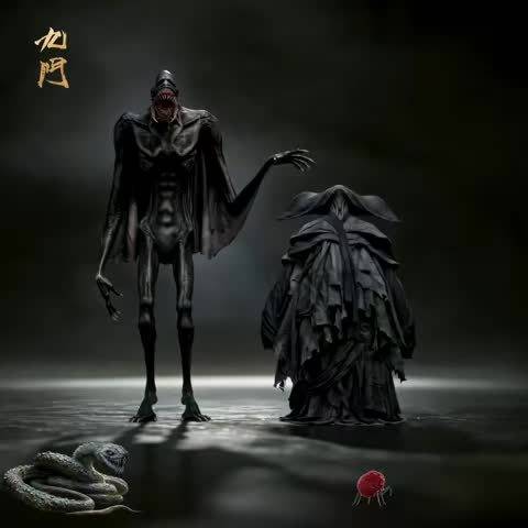 窄娘娘成九门怪物王者，造型抽象酷似毒液