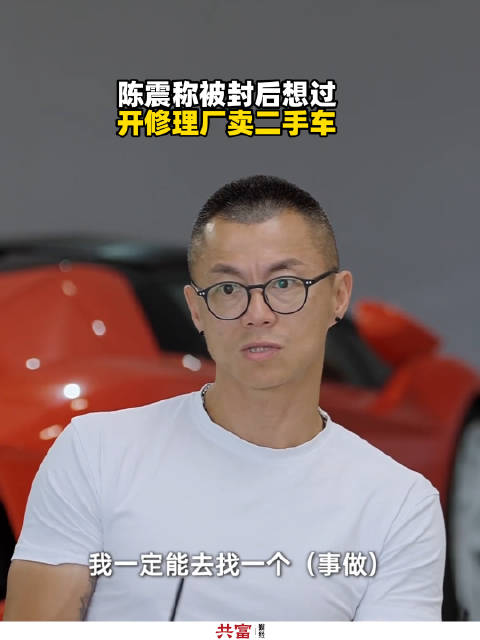 陈震称被封后想过开修理厂卖二手车