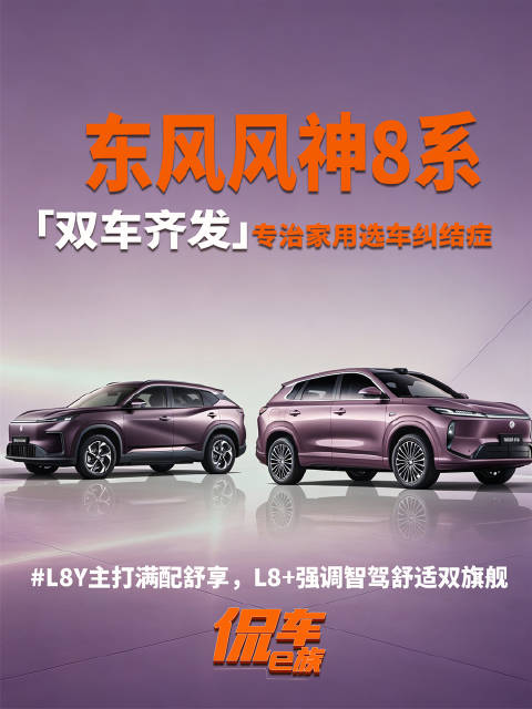 东风风神8系双车齐发，专治家用选车纠结症
